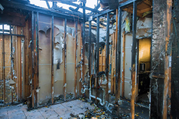 Professional Smoke Damage Removal technician working in Central High, OK